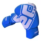 Boxnig gloves, Saman, Eco 2.0, leather, blue, 10oz