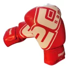 Boxing gloves, Saman, Eco 2.0, leather, red, 10 oz