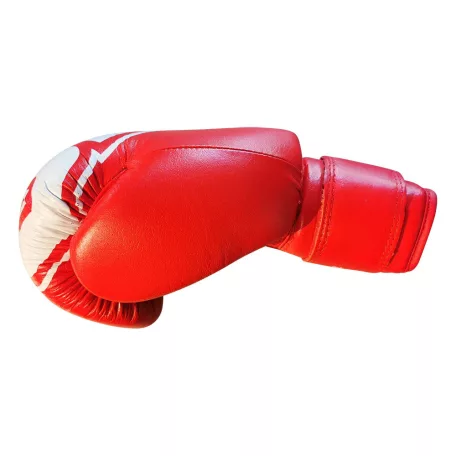 Boxing gloves, Saman, Eco 2.0, leather, red, 10 oz