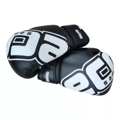 Boxkesztyű Saman, Eco 2.0, bőr, fekete, 10 oz