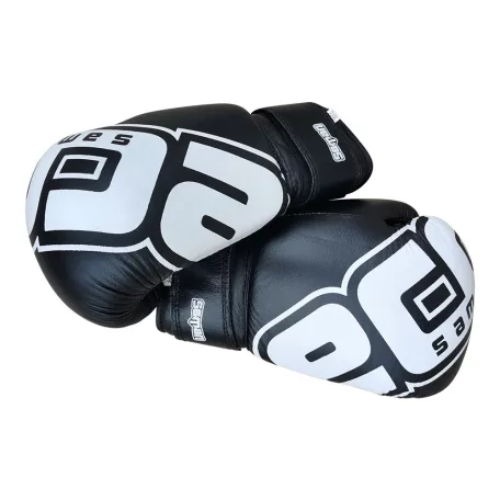 Boxkesztyű Saman, Eco 2.0, bőr, fekete, 10 oz