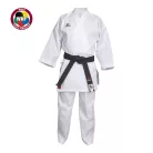 Karate ruha, Hayashi, WKF, kumite, fehér, 140 cm méret