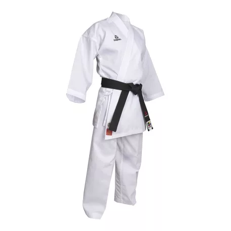 Karate ruha, Hayashi, WKF, kumite, fehér, 140 cm méret