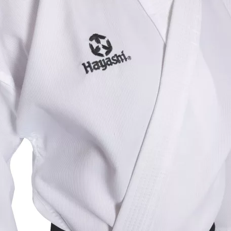 Karate ruha, Hayashi, WKF, kumite, fehér, 140 cm méret
