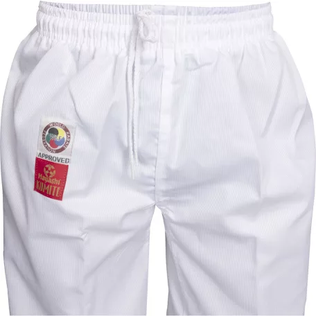 Karate ruha, Hayashi, WKF, kumite, fehér, 140 cm méret