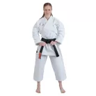 Karate ruha, Hayashi, WKF, Katamori, 13 oz., fehér és színes hímzéssel, Fehér szín, 135 cm méret