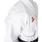 Karate ruha, Hayashi, WKF, Katamori, 13 oz., fehér és színes hímzéssel, Fehér szín, 155 cm méret