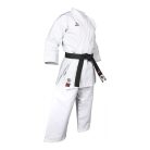 Karate uniform, Hayashi, WKF, Katamori, 13 oz., white, Fehér-kék szín, 155 cm méret