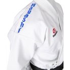 Karate uniform, Hayashi, WKF, Katamori, 13 oz., white, Fehér-kék szín, 155 cm méret