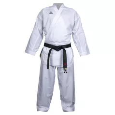   Karate ruha, Hayashi, WKF Green, Premium Kumite, kék hímzéssel, 180 cm