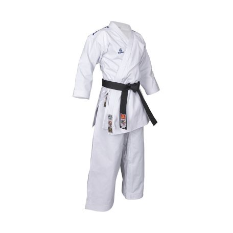 Karate ruha, Hayashi, Bunkai 2.0, WKF, kevertszálas, 12 oz, Kék szín, 185 cm méret