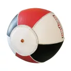 Reflexlabda, Saman, bőr, piros/fehér/fekete, XS