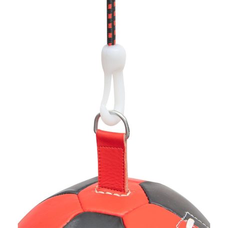 Feszített labda, Top Ten, fekete-piros, bőr