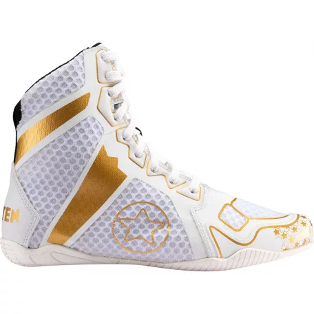 Box cipő, Top Ten, Speedmaster, fehér-arany, 41