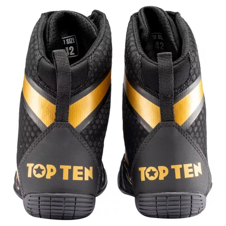 Box cipő, Top Ten, Speedmaster, Fekete-arany, 41