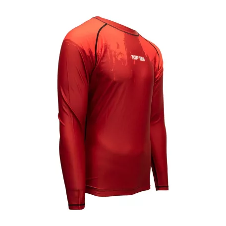Rashguard, Top Ten, Power Ink, Piros szín, S méret