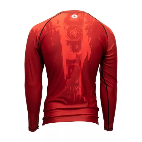 Rashguard, Top Ten, Power Ink, Piros szín, S méret