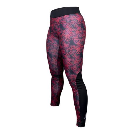 Leggings, Hayashi, Flowers, fekete/piros, S méret