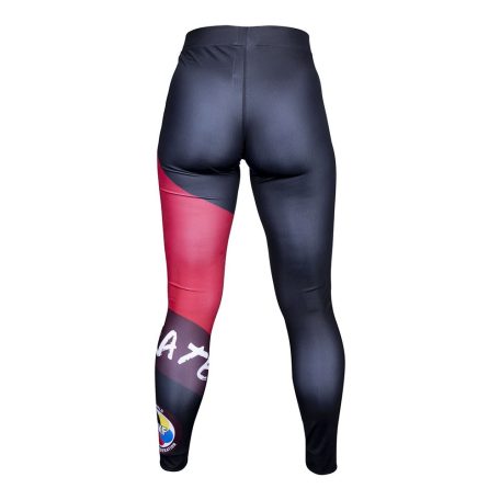 Leggings, Hayashi, WKF Vista, fekete/piros, M méret