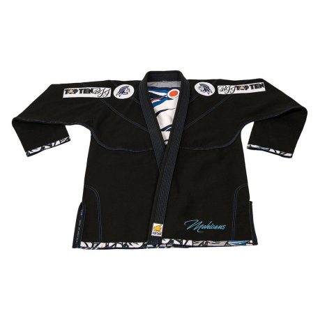 BJJ ruha, Top Ten, Mohicans, Fekete szín, A4 (190 cm) méret (BJJ)