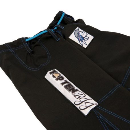 BJJ ruha, Top Ten, Mohicans, Fekete szín, A4 (190 cm) méret (BJJ)