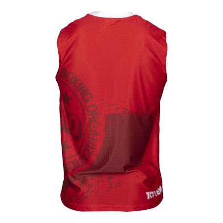 T-shirt, Top Ten, WAKO Kick Light, Piros szín, XXL méret