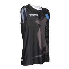 T-shirt, Top Ten, WAKO Kick Light, Fekete szín, L méret