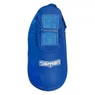 Karate Lábszárvédő lábfejes, Saman, Competition 40, kék, S