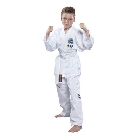 Taekwond-Do Dobok “De-Luxe” (ITF approved) - white, 140 cm méret
