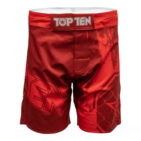MMA nadrág, Top Ten, Power Ink, Piros szín, S méret