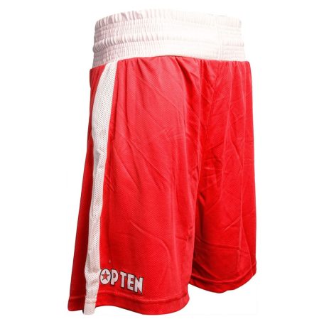 Boxing trunks, TOP TEN, IBA, blue/white, Piros-fehér szín, M méret