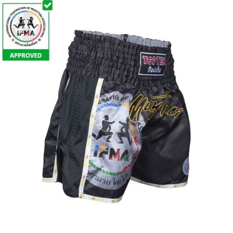 Thai-boxing shorts, Top Ten, Thai Basic, white, XXL méret