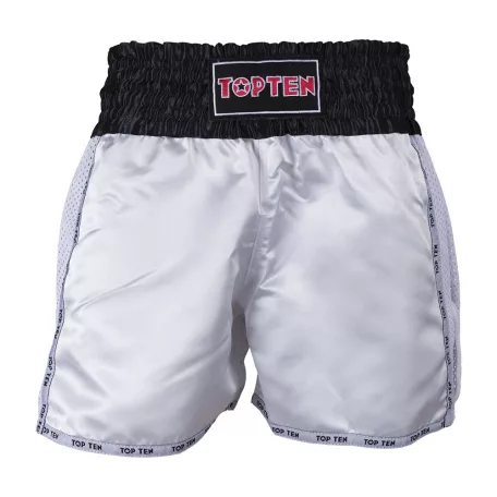 Thai-boxing shorts, Top Ten, Thai Basic, white, M méret