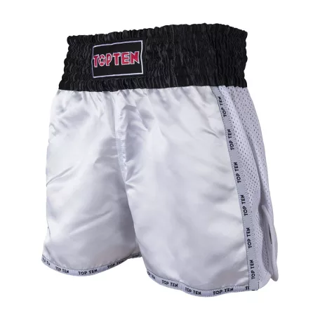 Thai-boxing shorts, Top Ten, Thai Basic, white, M méret