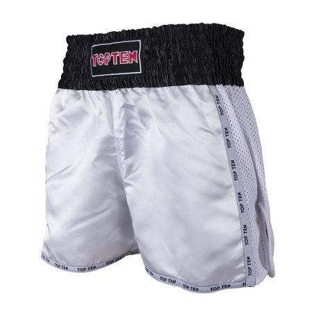 Thai-boxing shorts, Top Ten, Thai Basic, white, XL méret