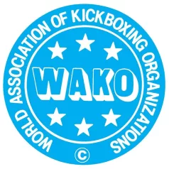   Kick-box nadrág, Top Ten, Kick Light, WAKO, Kék-fehér szín, M méret