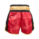 Kick-box rövidnadrág, Top Ten, Power Ink, Piros-arany szín, XL méret
