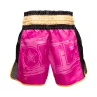 Kick-box rövidnadrág, Top Ten, Power Ink, Pink-arany szín, M méret