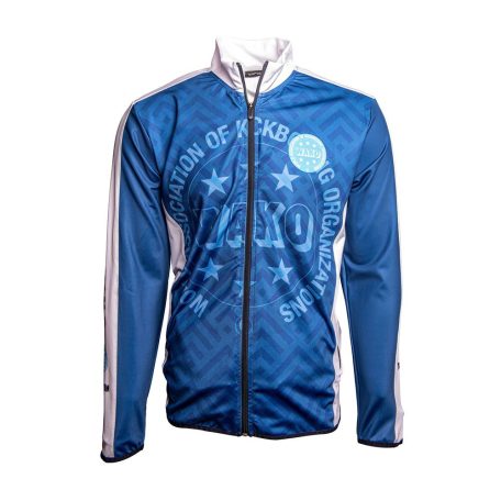 Tréning felső, Top Ten, WAKO Emotion, kék-fehér, M méret