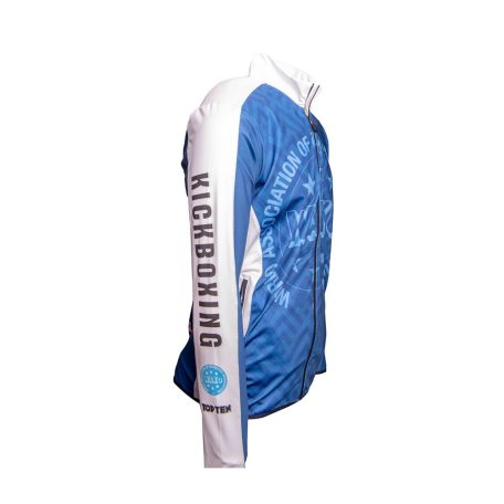 Tréning felső, Top Ten, WAKO Emotion, kék-fehér, M méret