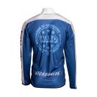 Tréning felső, Top Ten, WAKO Emotion, kék-fehér, XL méret