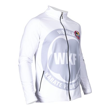 Melegítő felső, Hayashi, WKF Zeal, fehér, L méret