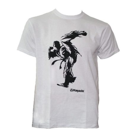 T-Shirt, Hayashi, Kick, white, M méret
