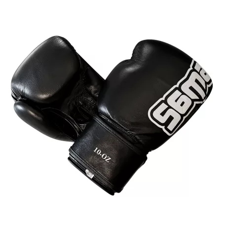 Boxkesztyű, Saman, Mex Glove, bőr, fekete, 14 oz