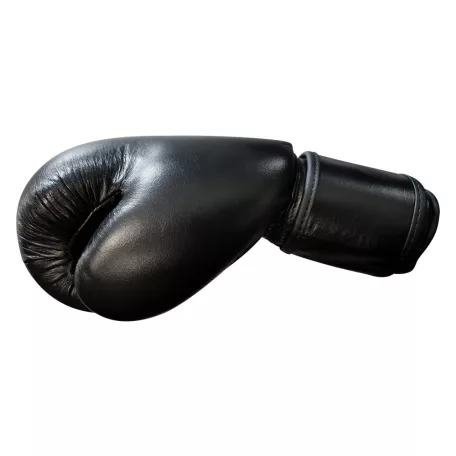 Boxkesztyű, Saman, Mex Glove, bőr, fekete, 16 oz