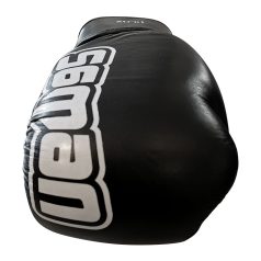Boxkesztyű, Saman, Mex Glove, bőr, fekete, 18 oz