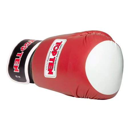 Boxing gloves, Top Ten, WAKO, blue, Piros szín, 10 oz méret
