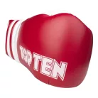 Boxing gloves, leather, with laces, Top Ten, Pro Twister, 10 oz, Kék szín
