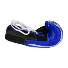 Boxkesztyű, Top Ten Round Up, bőr, fűzős, Kék-fehér, 8 oz