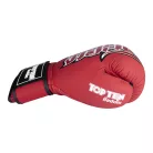 Boxkesztyű, bőr, Top Ten, Nong Han, Piros, 14 oz